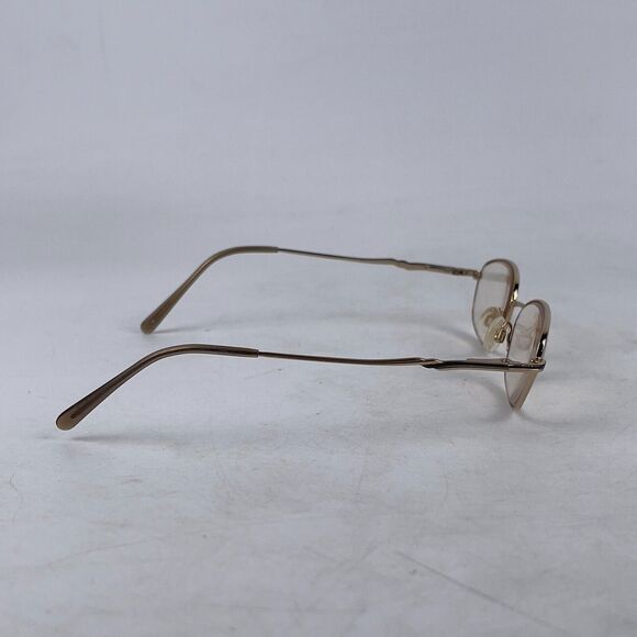 ARISTAR by CHARMANT 6867 Eyeglasses Frame Women Gold Metal Full Rim 52-18-140 - Picture 5 of 13